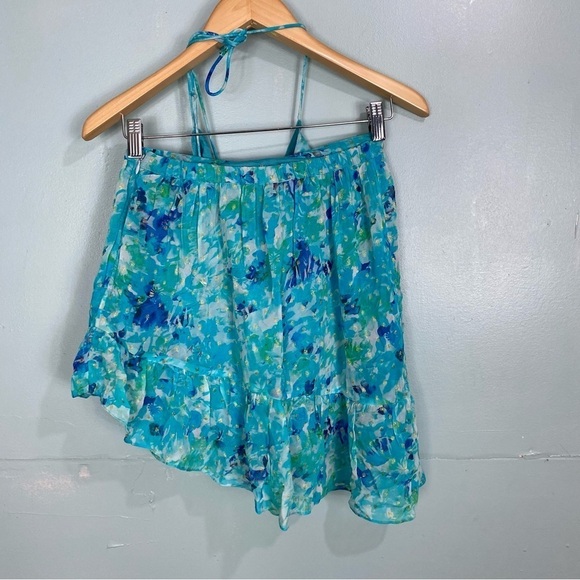 Rococo Sand Nesh Dress Blue Aqua‎ Cut Out Mini Sz S - Picture 5 of 7